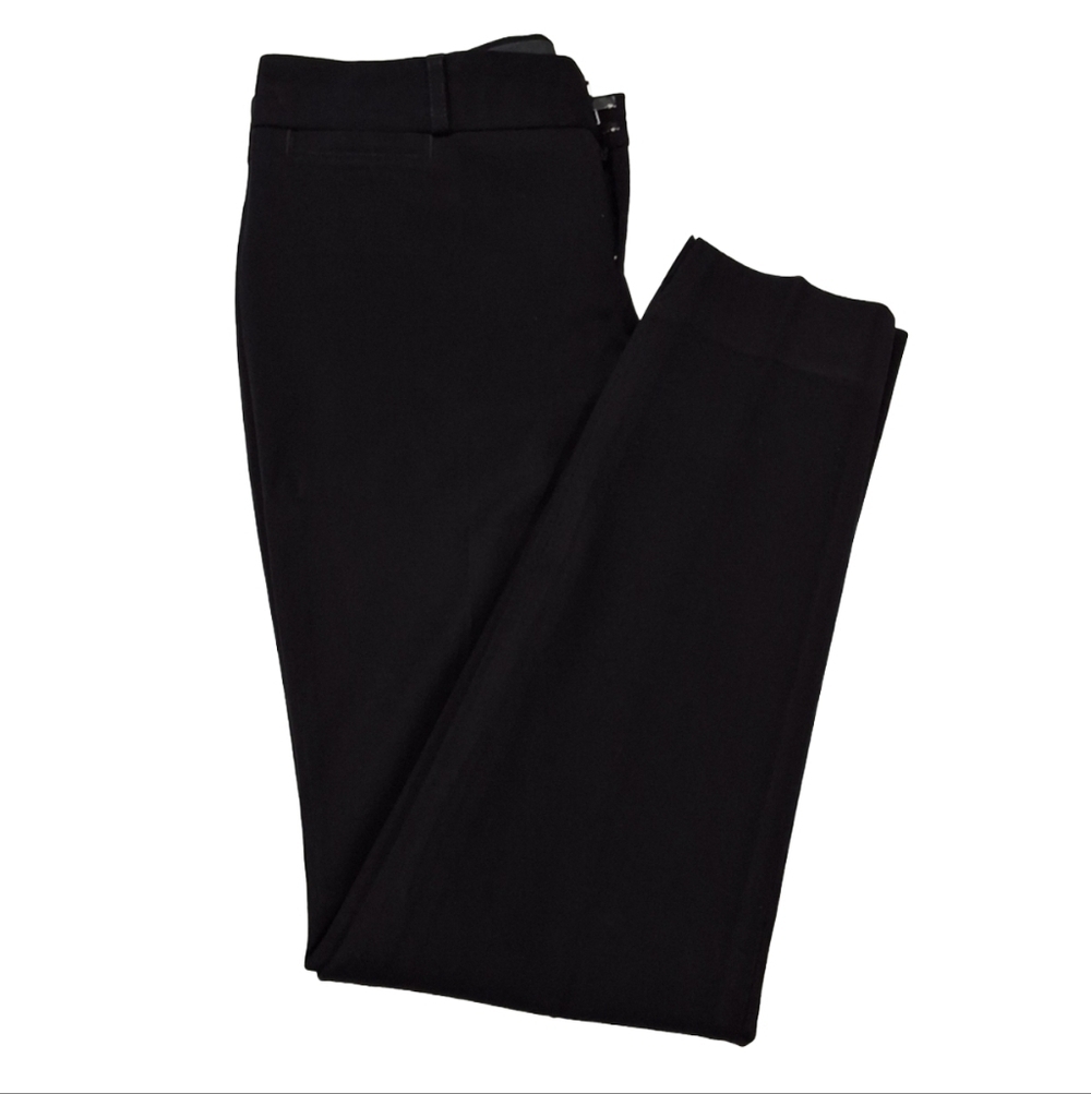✨2/$25 Banana Republic Sloan Fit Bi-Stretch Ankle Chino Black Pants Office - Picture 3 of 9